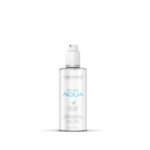 Wicked Simply Aqua Water-Based Lubricant 2.3 oz