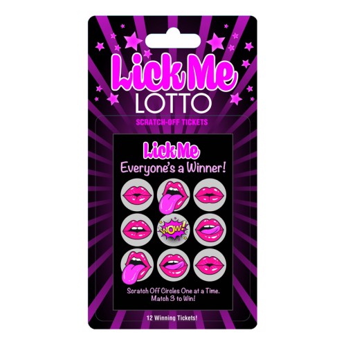 Lick Me Lotto Scratch-Off Tickets