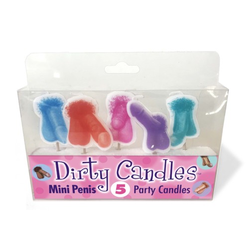 Dirty Penis Candles - Fun Mini Party Set