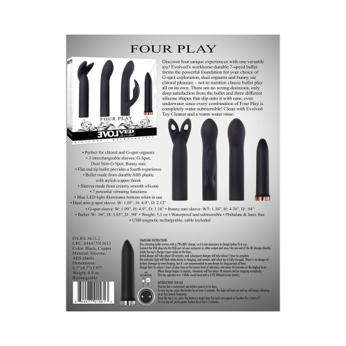 Vibrador Bullet Evolved Four Play