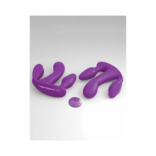 Pipedream 3Some Total Ecstasy Triple Stimulation Vibrator Purple