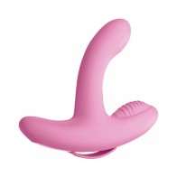 Pipedream Rock n' Grind Vibrador de Silicona para Doble Estimulación Rosa