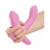 Pipedream Rock n' Grind Vibrador de Silicona para Doble Estimulación Rosa