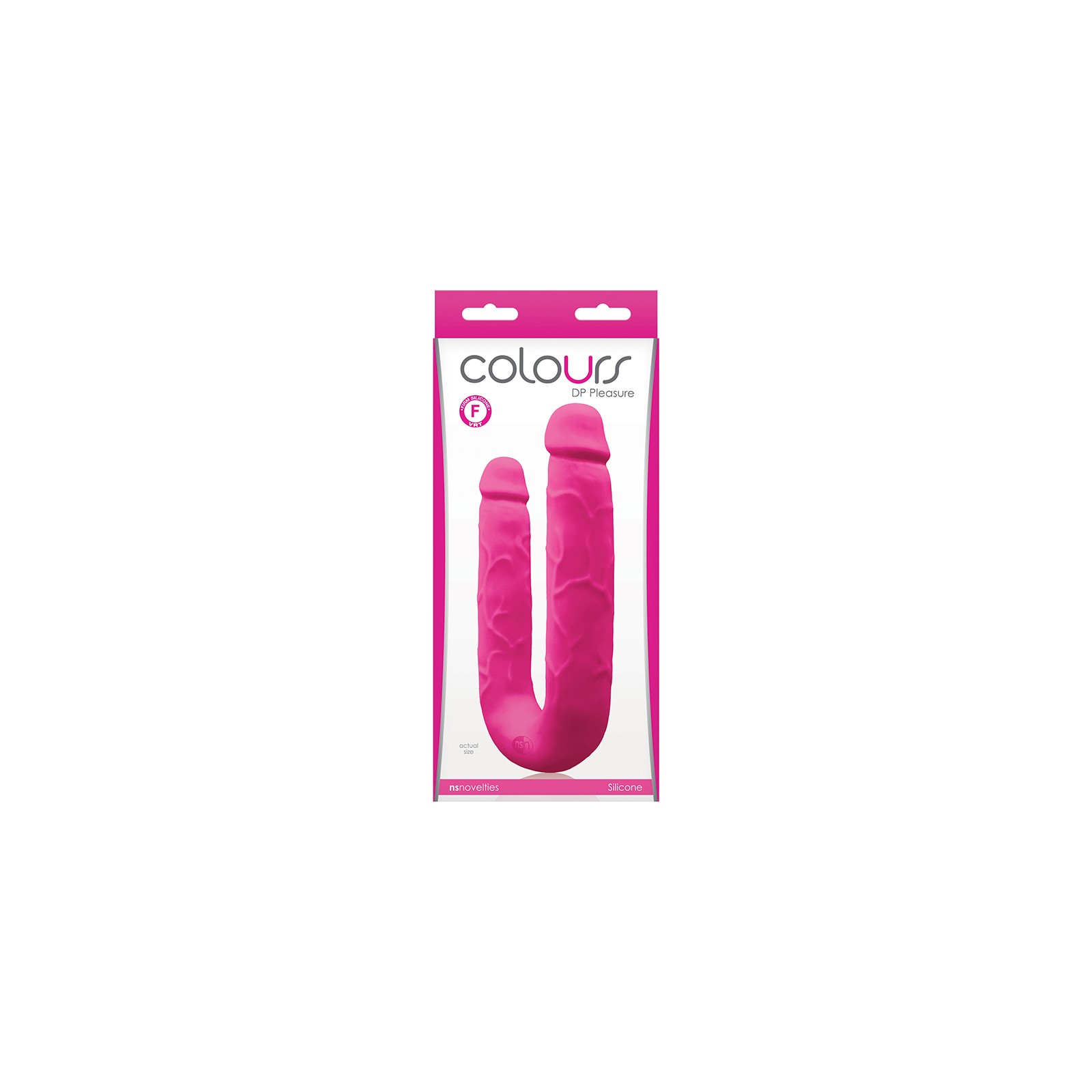 Colours DP Pleasure Dual Ended Dildo Pink