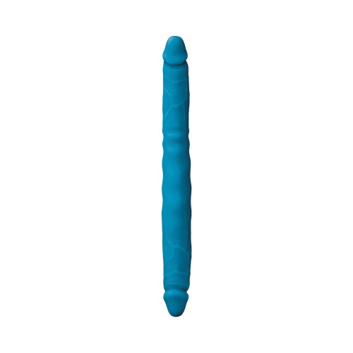 Colours Doble Placer Dildo de 12 Pulgadas Azul