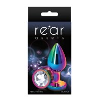 Rear Assets Medium Anal Plug Multicolor