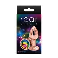 Plug Anal de Oro Rosa Rear Assets para Placer Visual y Sensorial