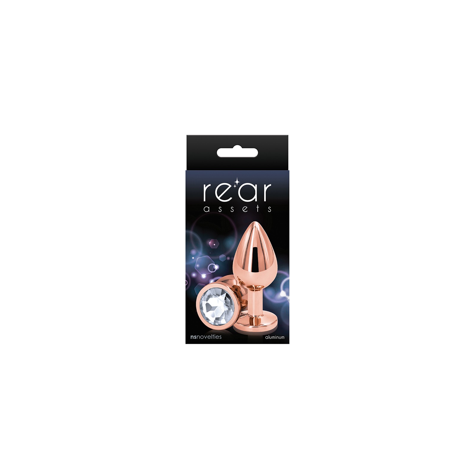 Rear Assets Rose Gold Medium Anal Plug