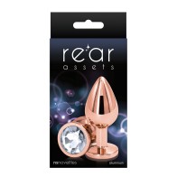 Rear Assets Rose Gold Medium Anal Plug