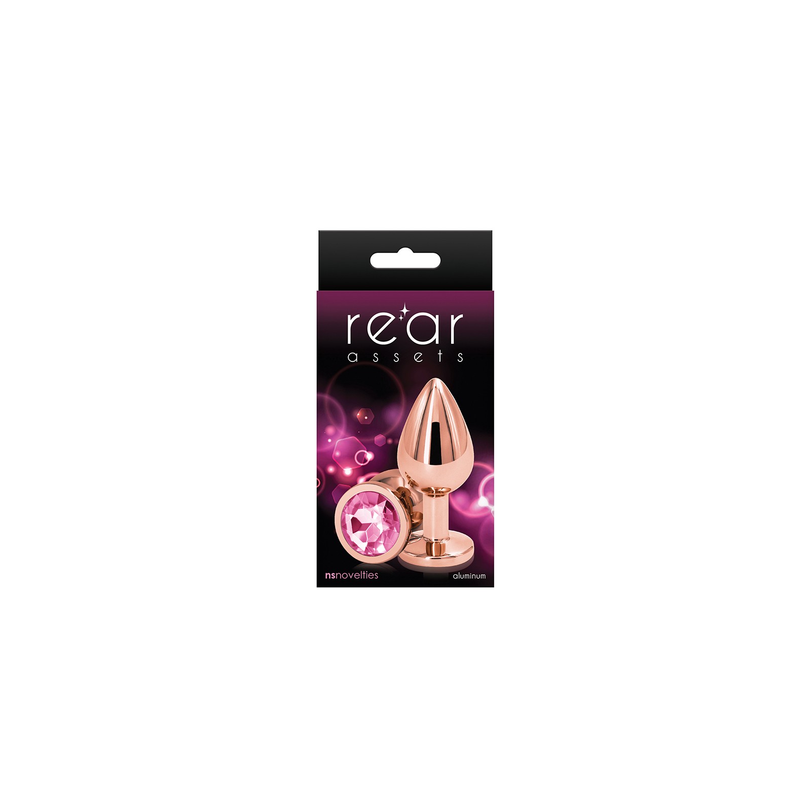 Rear Assets Rose Gold Anal Plug Medium