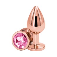 Plug Anal Rosa Dorado Rear Assets Mediano