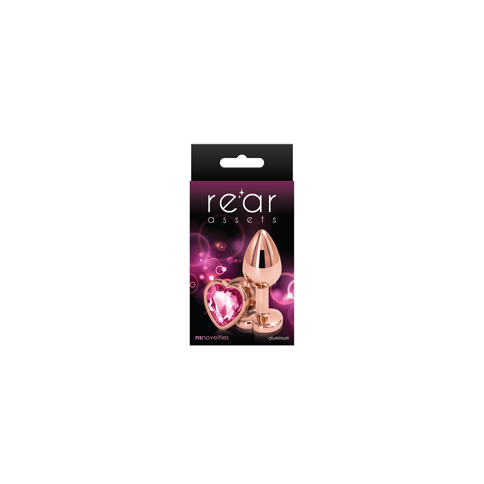 Plug Anal Heart Rose Gold Small