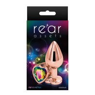 Plug Anal Heart Rose Gold