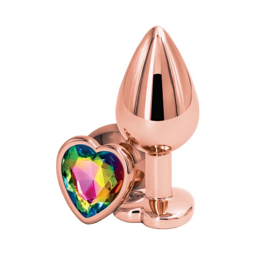 Plug Anal Heart Rose Gold