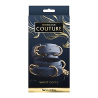 Bondage Couture Blue Cuffs - Fashion & Function