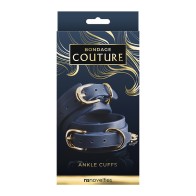 Grilletes de Tobillo Bondage Couture - Accesorio BDSM Exquisito