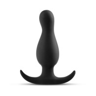 Anal Adventures Platinum Silicone Curve Plug for Prostate Play