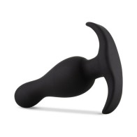 Anal Adventures Platinum Silicone Curve Plug for Prostate Play