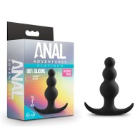 Platinum Silicone Beaded Anal Plug for Beginners