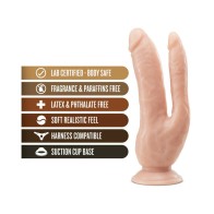 Dildo Dr. Skin 8 Pulgadas DP Cock para Diversión Doble