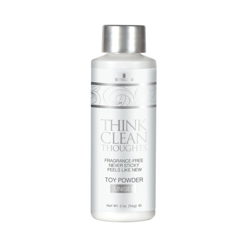 Sensuva Think Clean Thoughts Toy Powder - 2 oz