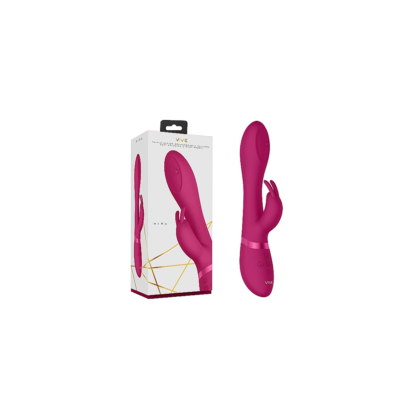 Vibrador Conejito VIVE MIRA 360° Giratorio