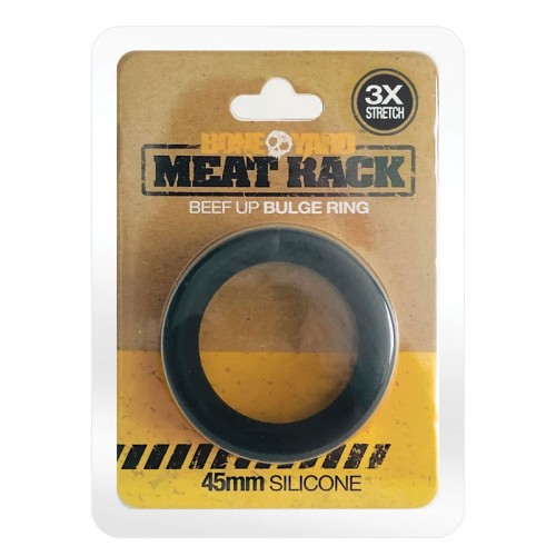 Anillo para el Pene Meat Rack Ajustable Negro - Placer Definitivo