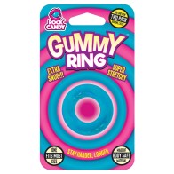 Rock Candy Gummy Ring - Blue