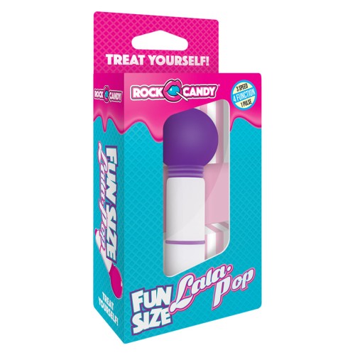 Fun Size Lala Pop Vibrating Wand in Purple