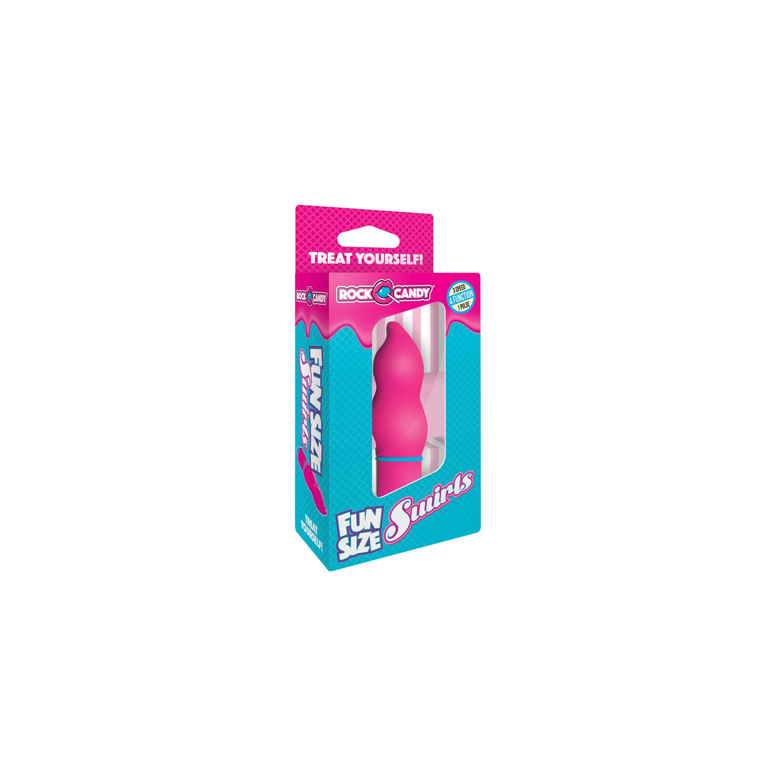 Fun Size Swirls Vibrator Pink