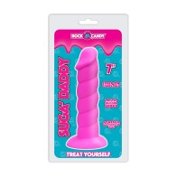 Suga-Daddy Vibrador Rosa de 7 Pulgadas