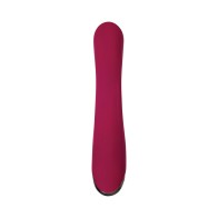 Evolved Red Dream Rechargeable Silicone Dual Stimulator