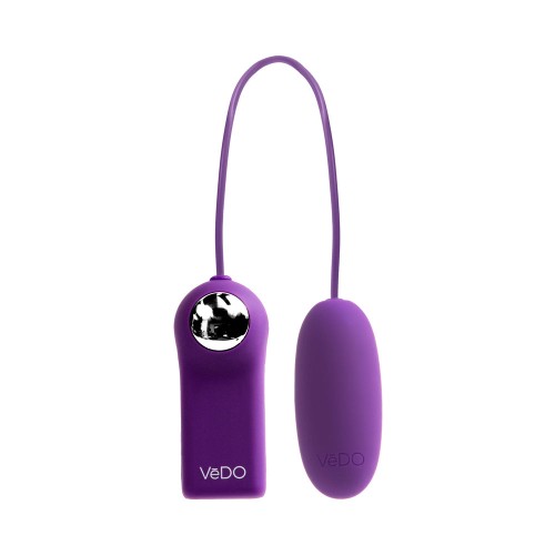 Bullet Vibrador Vedo AMI Morado Profundo con Control Remoto