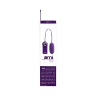 Bullet Vibrador Vedo AMI Morado Profundo con Control Remoto