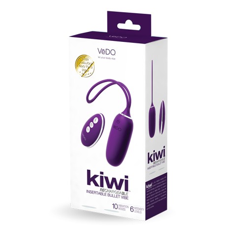 Vedo Kiwi Bullet Recargable Insertable para Placer Definitivo