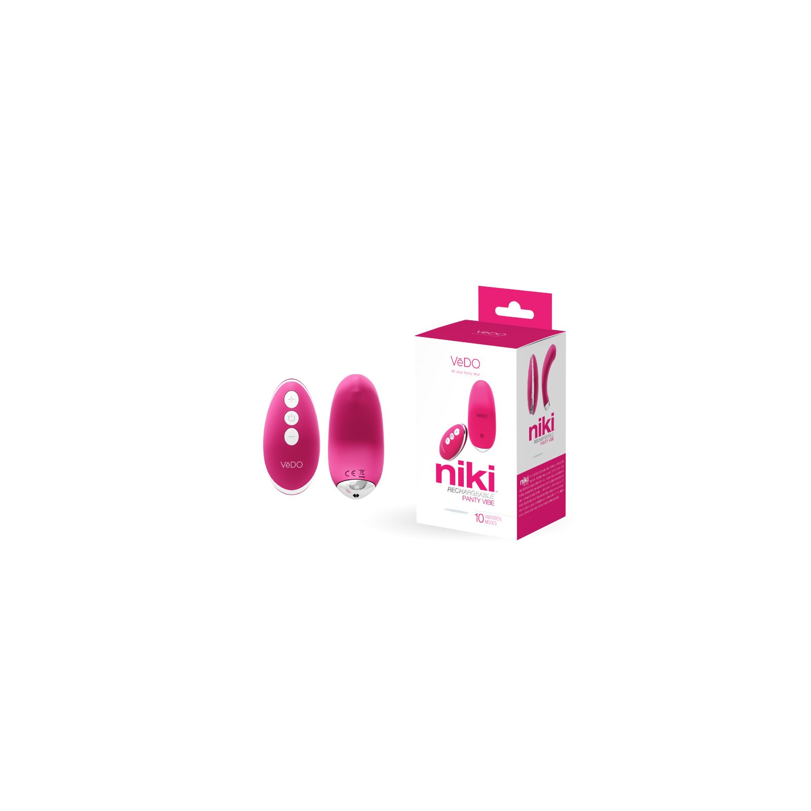 VeDo Niki Vibrador de Panty Recargable Rosa