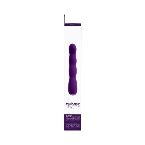 VeDO Quiver Plus Vibrador Recargable Púrpura Profundo