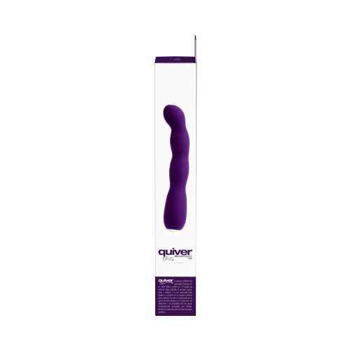 VeDO Quiver Plus Vibrador Recargable Púrpura Profundo