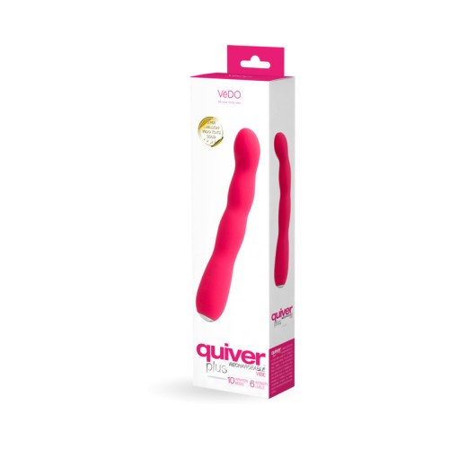 Vibrador Recargable VeDO Quiver Plus para Placer del Punto G