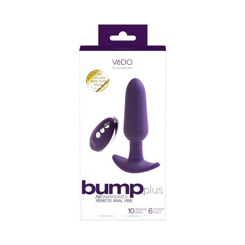 Vibrador Anal VeDO Bump Plus para Placer Emocionante