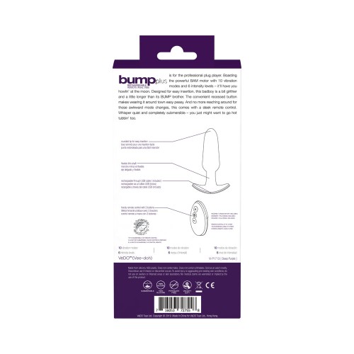 Vibrador Anal VeDO Bump Plus para Placer Emocionante