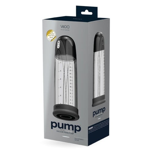 Rechargeable Vacuum Penis Pump Black