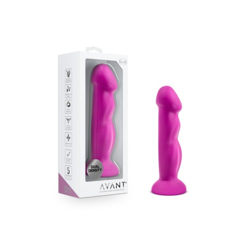 Avant D11 Suko 8 inch Dual Density Silicone Dildo Violet