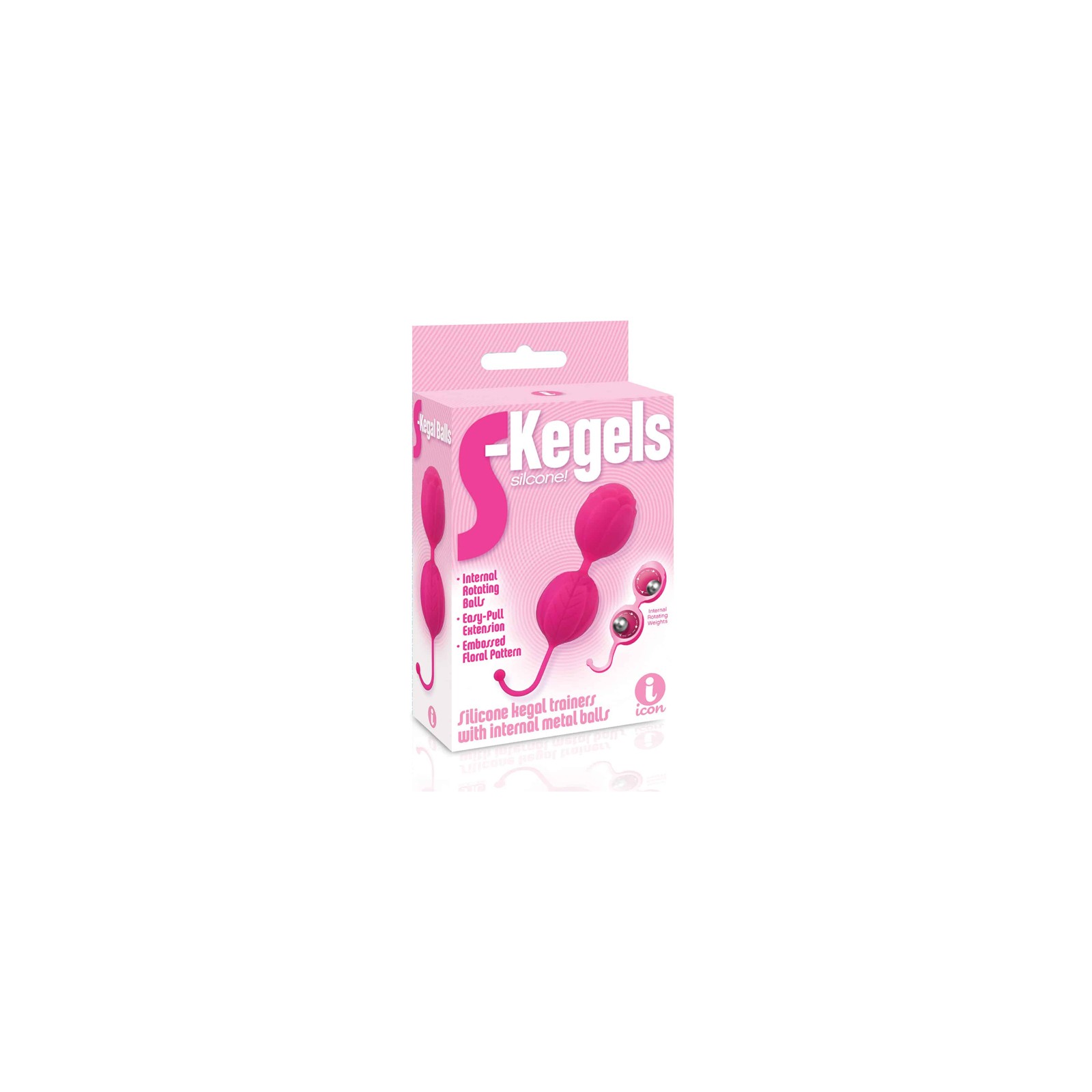 The 9's S-Kegel Silicone Kegel Balls Pink