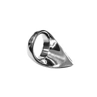 Anillo Erector de Acero Inoxidable en Forma de Gota para Placer