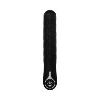 Vibrador Slimline Texturizado de Silicona Acolchada Evolved Negro