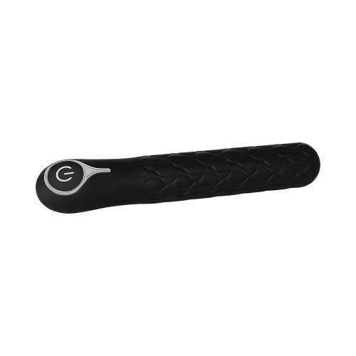 Vibrador Slimline Texturizado de Silicona Acolchada Evolved Negro