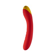 Vibrador de G-Spot ROMP Hype Recargable Rojo