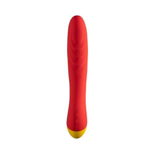 Vibrador de G-Spot ROMP Hype Recargable Rojo