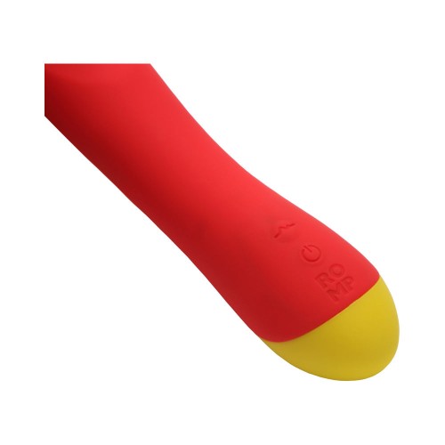 Vibrador de G-Spot ROMP Hype Recargable Rojo